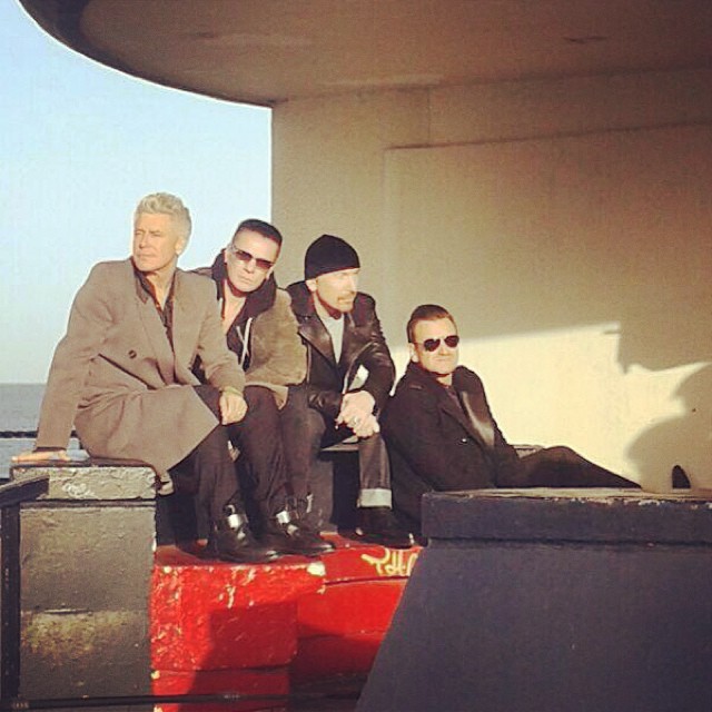 U2 Photo Shoot in Bray